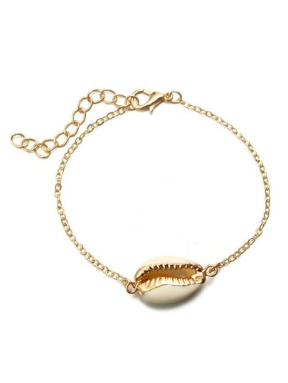 Shell Design Chain Bracelet 1pc | ROMWE