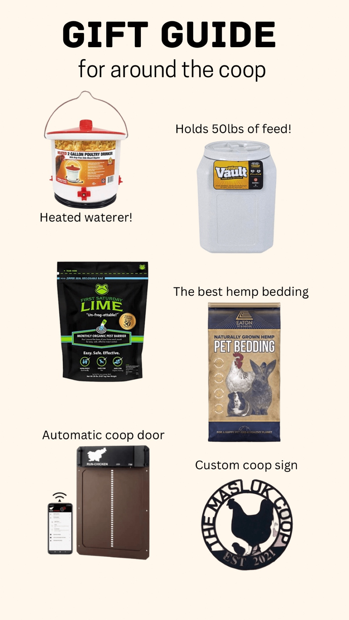 Gift Guide: For Around the Coop!

#LTKhome #LTKGiftGuide #LTKHoliday
