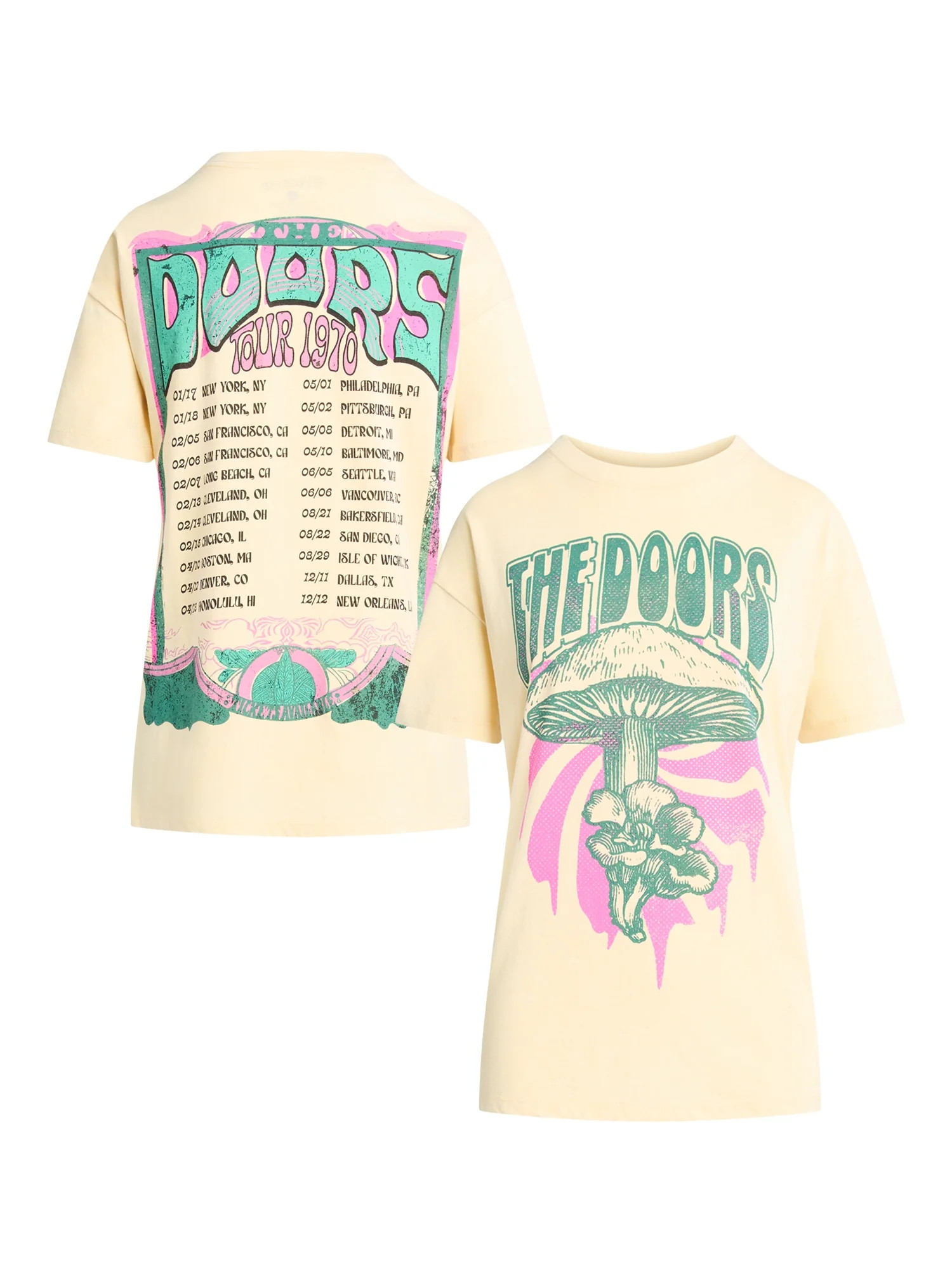 The Doors Graphic Tee Shirt, Women's | Walmart (US)