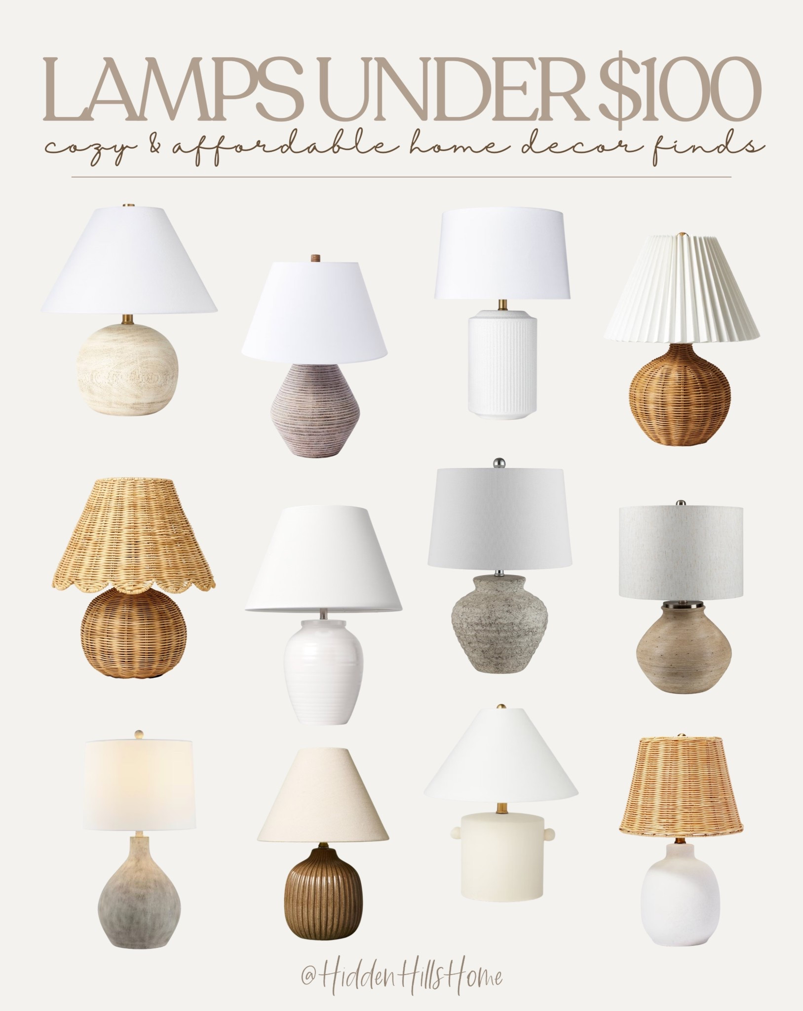 Table lamps under $100! Affordable home decor finds! Target studio McGee tables lamps, cozy home decor ideas, affordable lamps, lighting 

#LTKHome #LTKFindsUnder100 #LTKSaleAlert