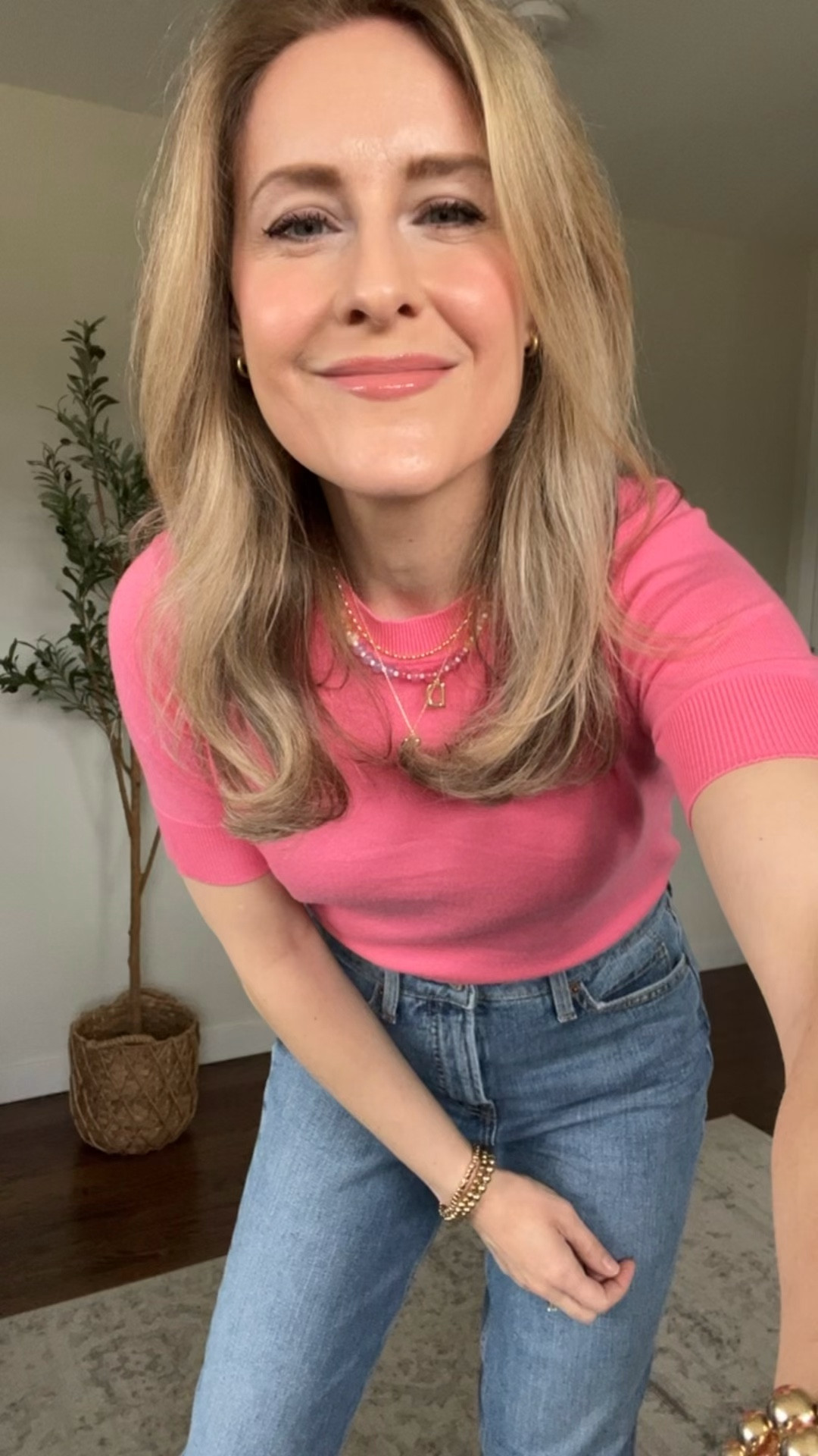 Walmart sweater tees are excellent and only $18. Lots of colors. Great for work. I’ll link some trousers that would go great with this top. #walmartfashion 

#LTKWorkwear #LTKootd