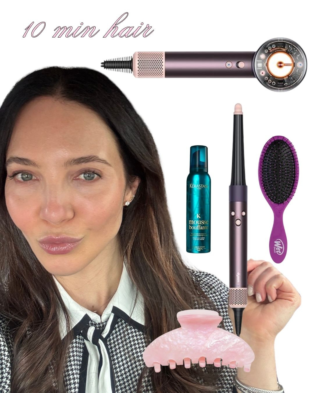 10 min out the door hair 

 

#LTKStyleTip #LTKBeauty #LTKWorkwear