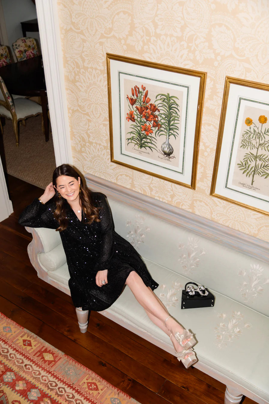 Black Sequin Charlotte Dress | Sail to Sable