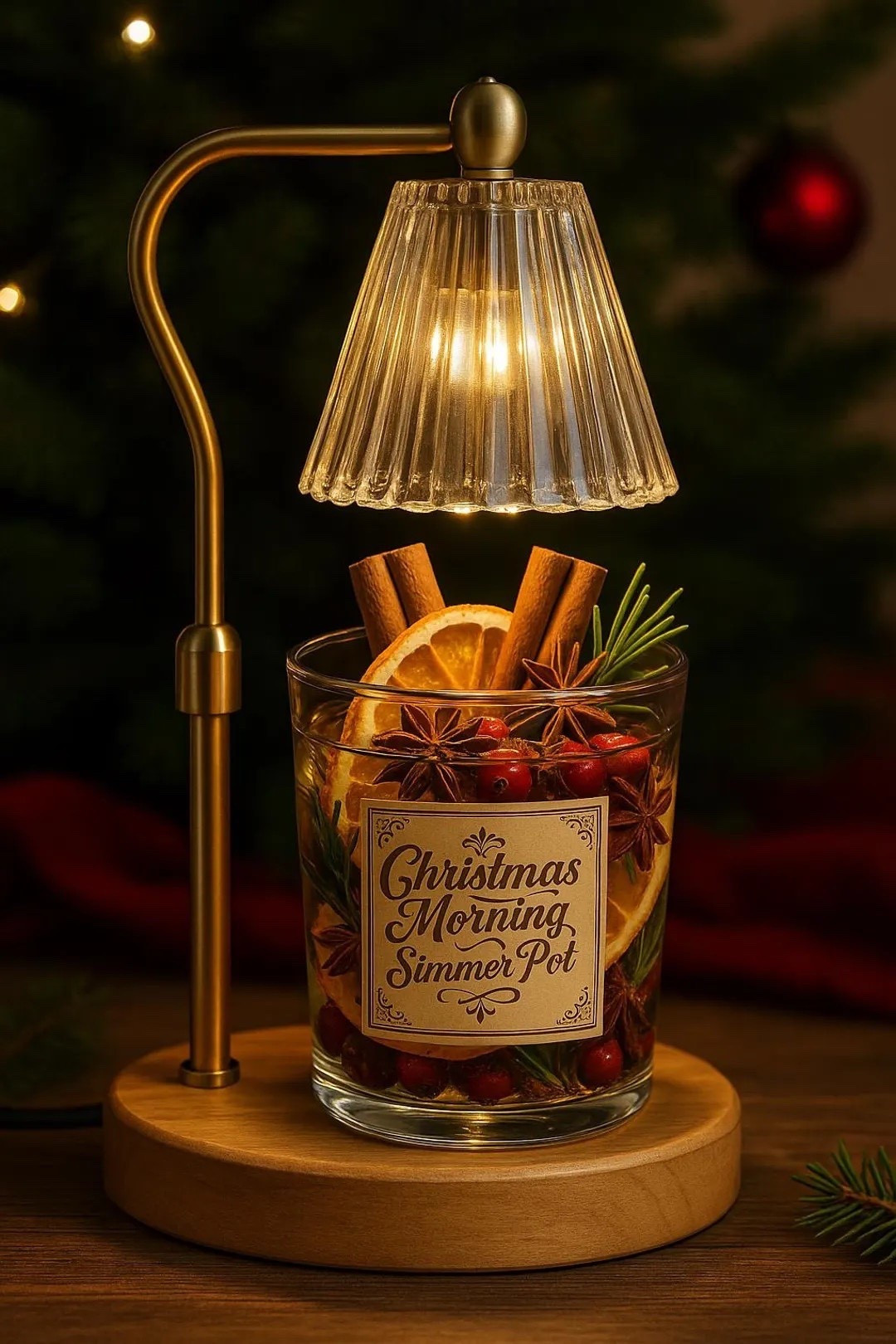 Create the coziest holiday atmosphere with these beautifully curated Christmas Simmer Pot Jars, filled with dried fruits and spices that naturally evoke the scent of festive mornings. Each glass jar is topped with a warm wood lid and labeled in a charming vintage style, making it a gorgeous, eco-friendly gift or seasonal décor piece. Simply place it under your candle warming lamp to enjoy the aromatic blend of oranges, apples, cranberries, cinnamon, cloves, pine, and star anise. A thoughtful way to bring comforting, nostalgic fragrance into your home all winter long. #HolidayHomeDecor #SimmerPot #ChristmasGifts #CozySeason #EtsyFinds #HostessGifts #WinterAromas

#LTKGiftGuide #LTKHoliday #LTKHome