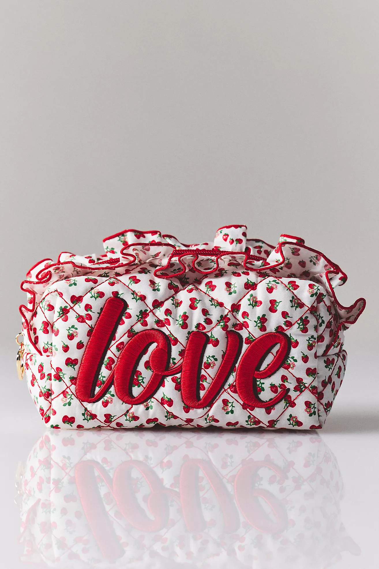 Shiraleah Quilted Valentine Cosmetic Bag | Anthropologie (US)