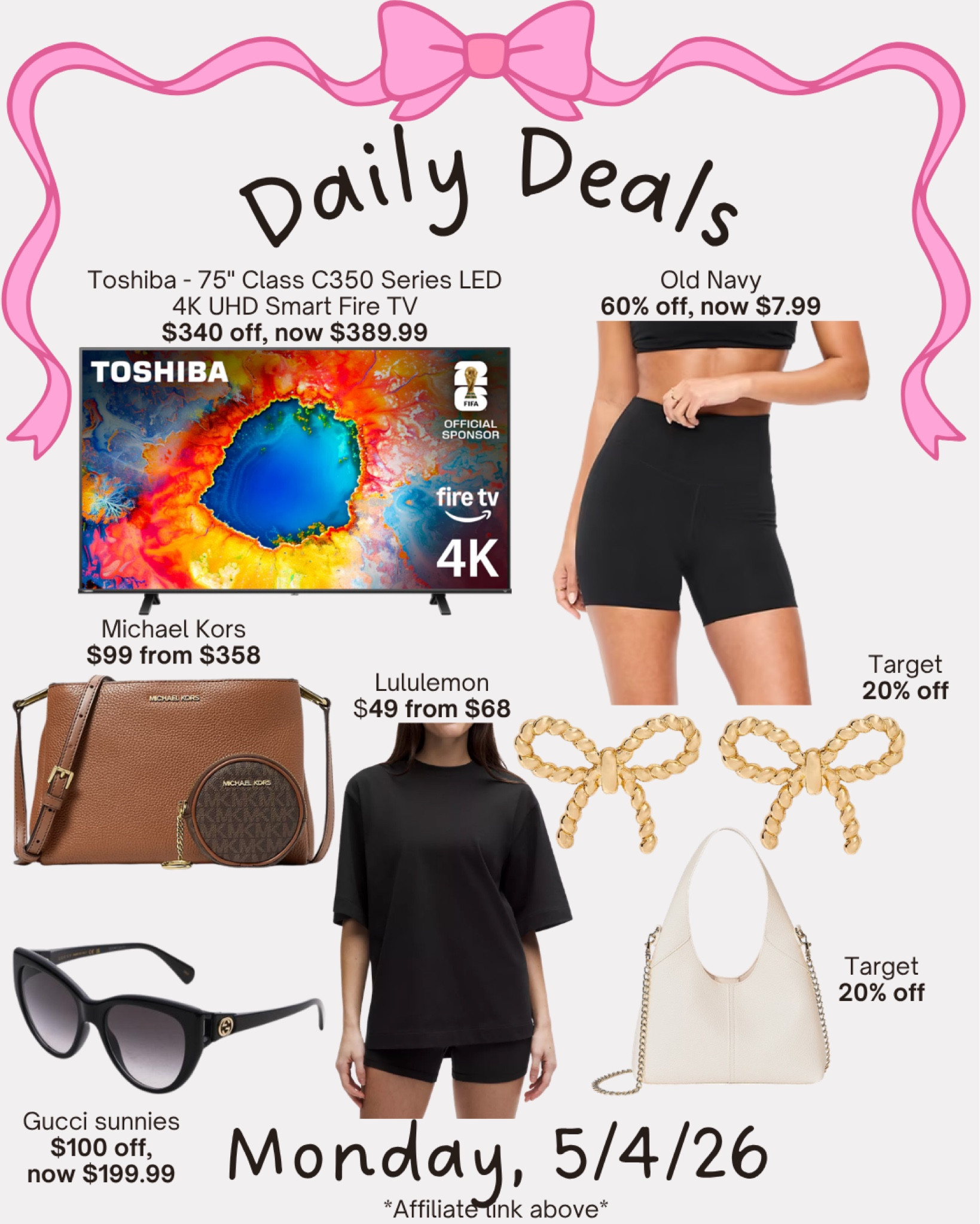 Daily deals 

#LTKootd #LTKSaleAlert #LTKMothersDay
