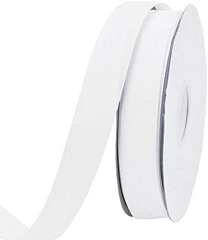 Ribest 1 inch 50 Yards Solid Grosgrain Ribbon Per Roll for DIY Hair Accessories Scrapbooking Gift... | Amazon (US)
