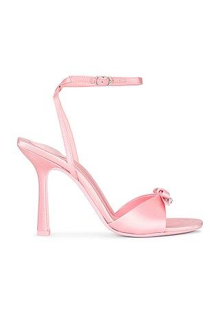 Alexander Wang Dahlia 105 Bow Sandal in Prism Pink | FWRD | FWRD 