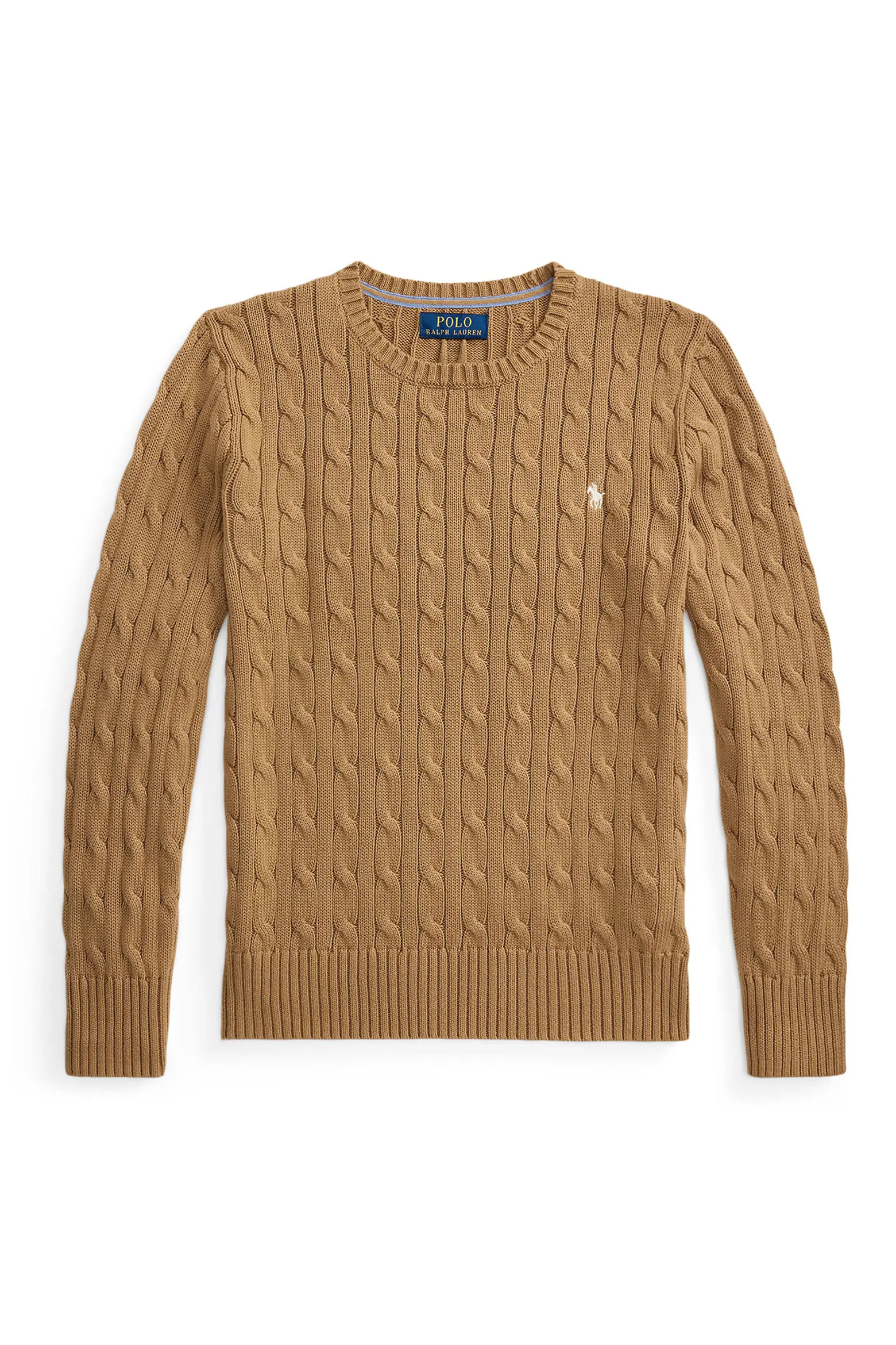 Kids' Cabled Cotton Crewneck Sweater (Men) | Nordstrom | Nordstrom