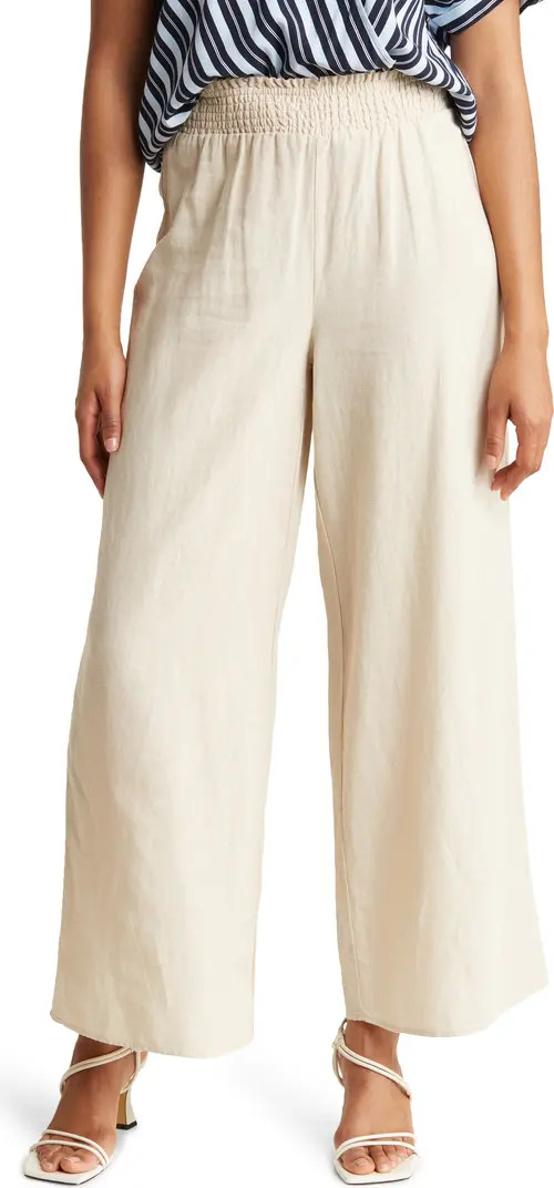High Rise Pull-On Wide Leg Pants | Nordstrom Rack