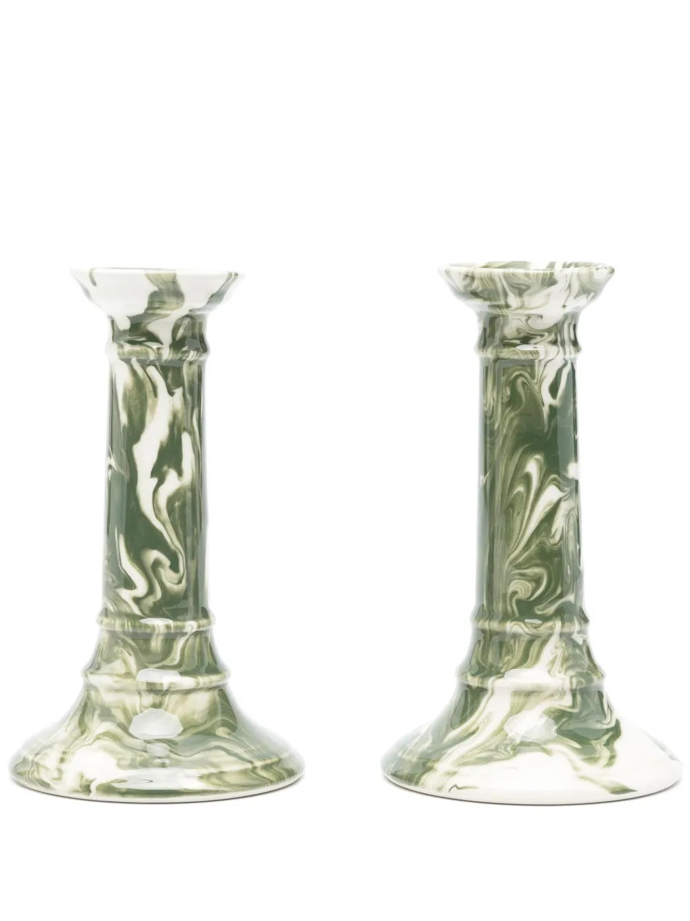 The Conran Shop Wardour Candle Holders (set Of two) | Grey | FARFETCH UK | Farfetch Global
