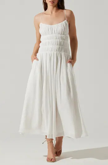ASTR the Label Andrina Shirred Maxi Sundress | Nordstromrack | Nordstrom Rack