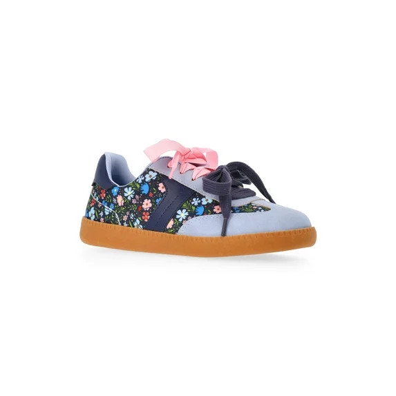Wonder Nation Little and Big Girls Casual Soccer Sneakers | Walmart (US)