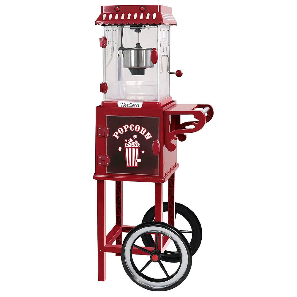 WestBend 2.5-Ounce Popcorn Cart Popcorn Popper Machine Red PCMC20RD13 - Best Buy | Best Buy U.S.