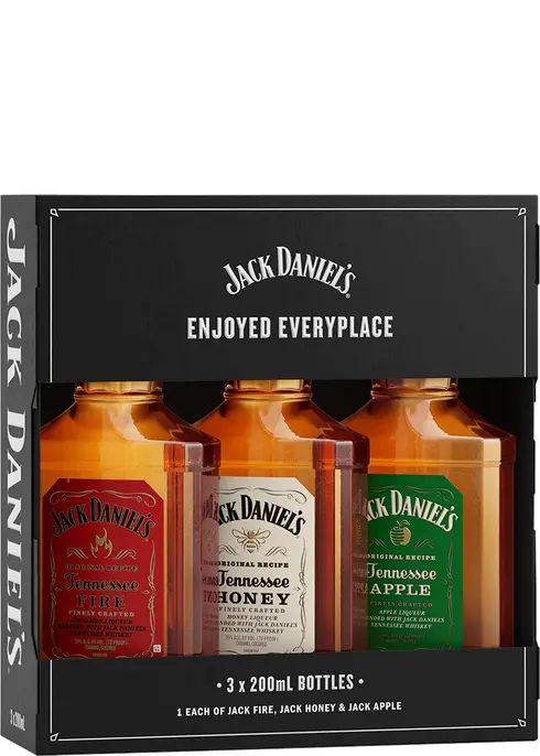 Jack Daniels Apple Honey Fire Three Pack Gift | Total Wine