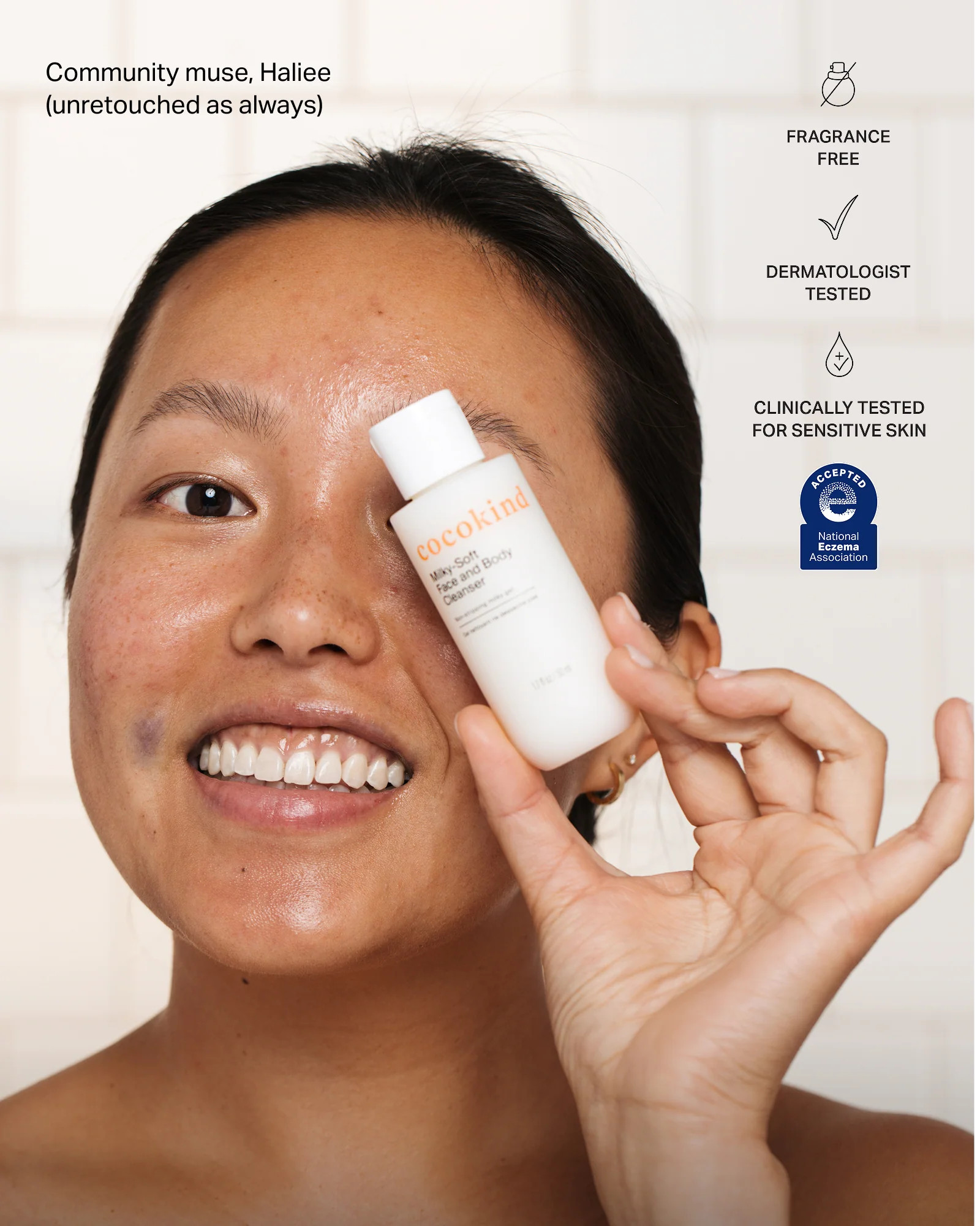 milky-soft face and body | FACE & BODY WASH | Cocokind