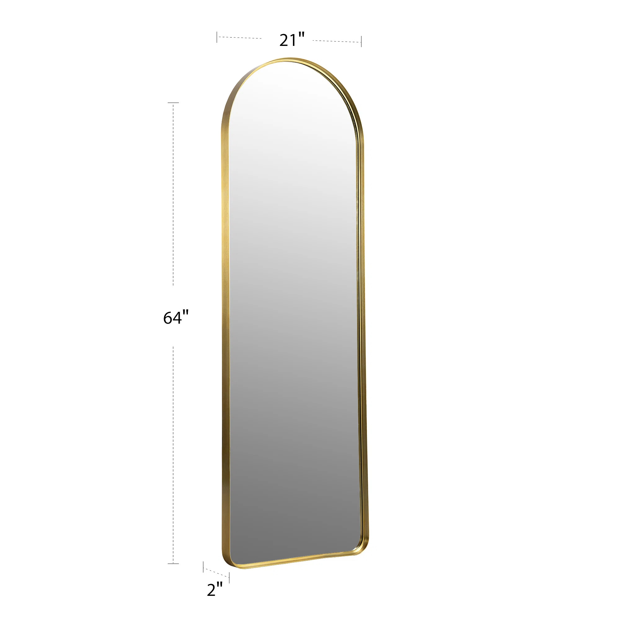Arsalaan Metal Flat Mirror | Wayfair North America