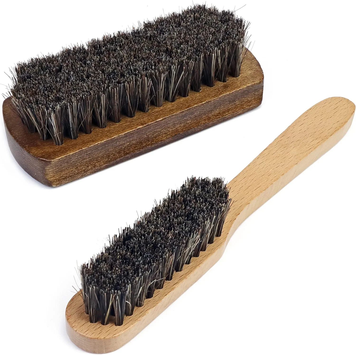 Horsehair Laundry Stain Brushes Set by TAKAVU, Natural Soft Bristle for Scrubbing Out Tough Stain... | Amazon (US)