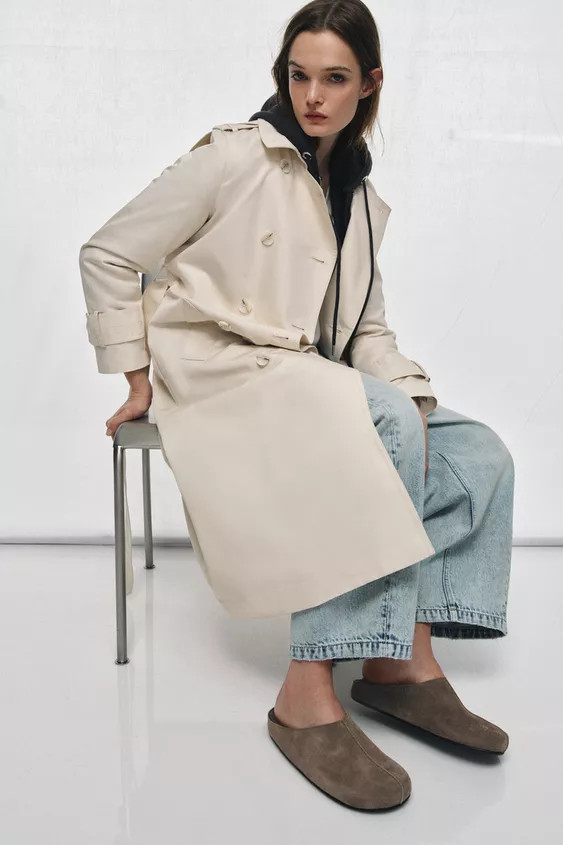 SPLIT SUEDE SLINGBACKS | Zara US