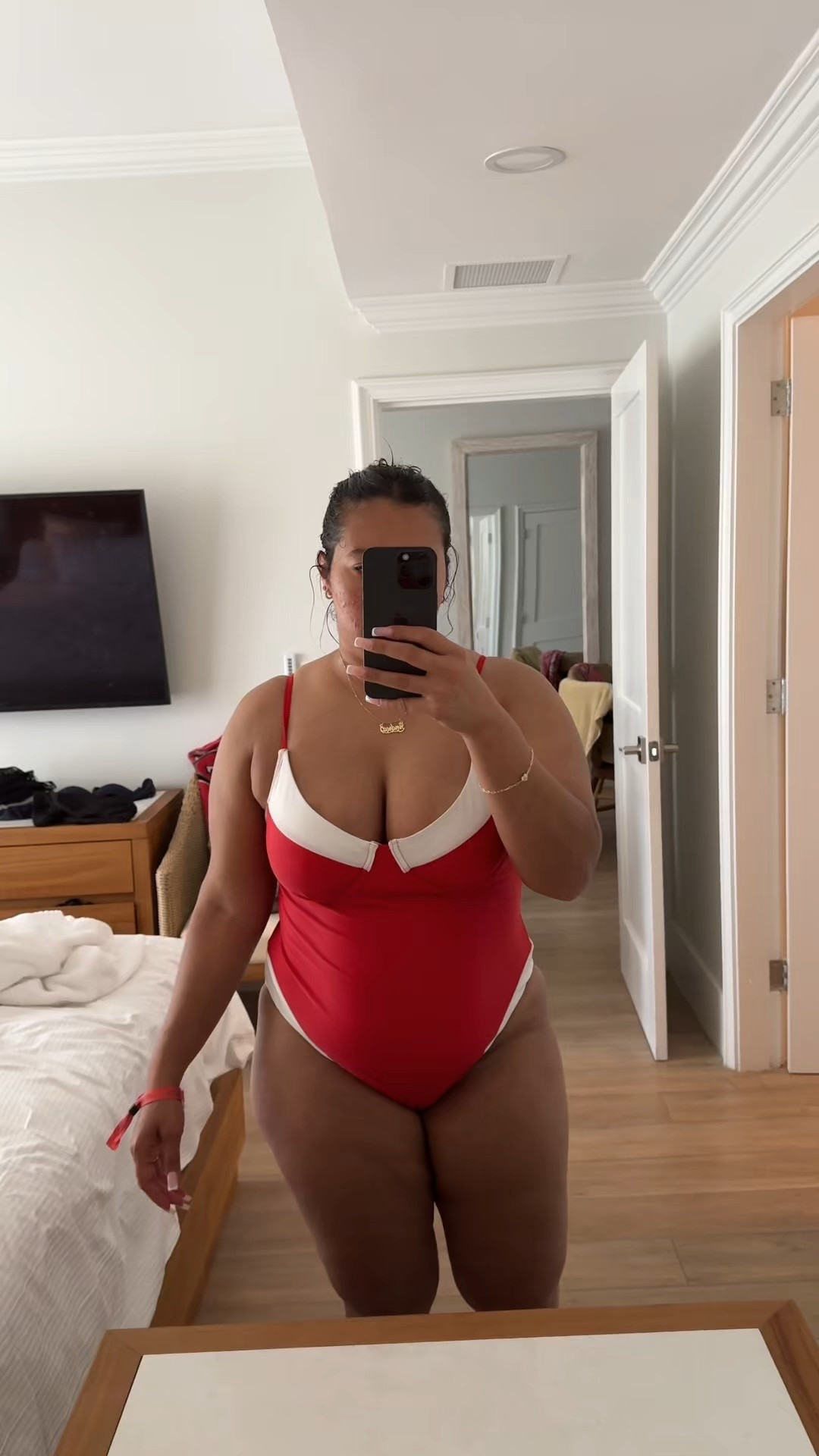 What I’m wearing in turks and Caicos 

Swimsuit - large / tts 

One piece swimsuit 
Target swimsuit 
Summer outfit 
Vacation outfit 
Resort wear 
Swimwear 
Midsize outfit 
Midsize style 
Midsize fashion 

#LTKMidsize #LTKStyleTip #LTKSwim