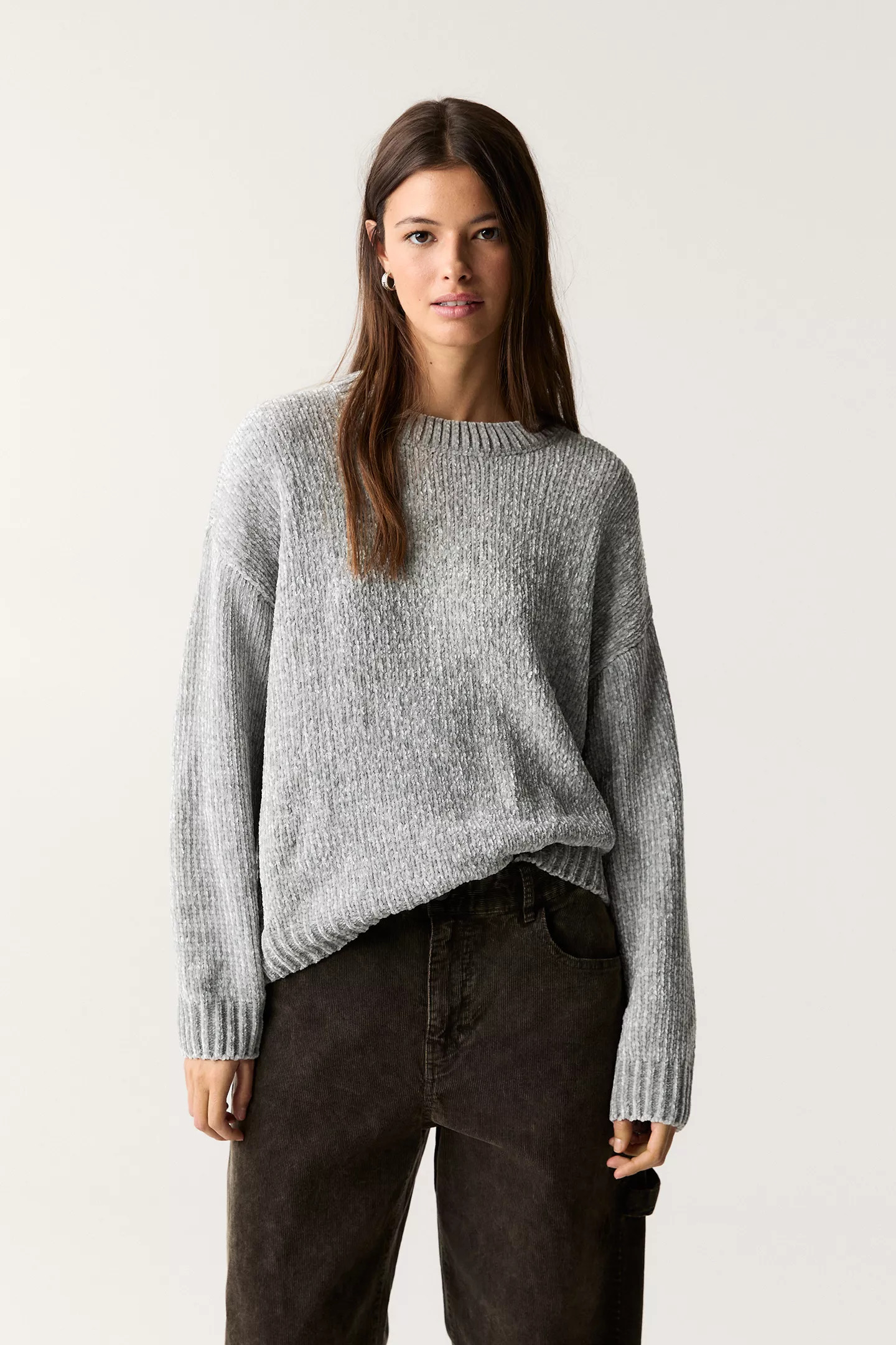 Chenille sweater | PULL and BEAR UK