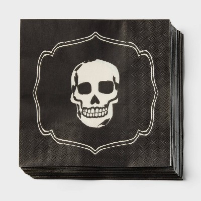 Halloween Skull Lunch Napkin 20ct - Spritz™ | Target