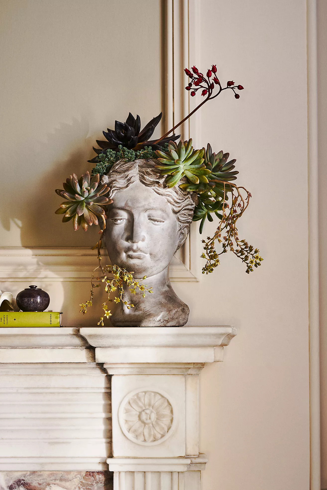 Grecian Bust Pot | Anthropologie (US)