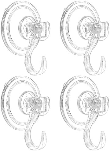 Starkitchen Suction Cup Hooks, 4Pack Punch-Avoided Suction Cup Hooks for Shower, Bathroom, Kitche... | Amazon (US)