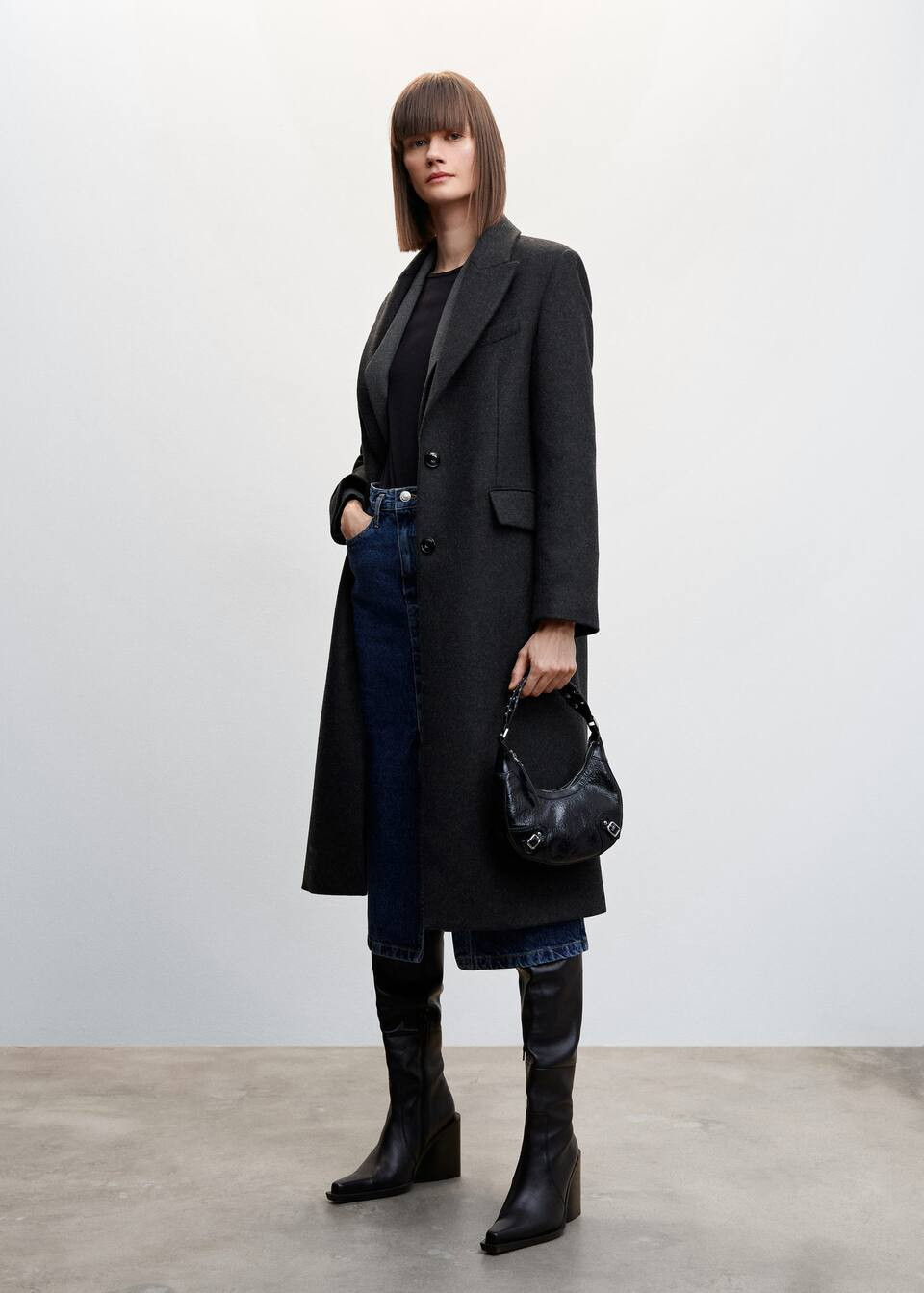 Tailored wool coat -  Women | Mango United Kingdom | MANGO (UK)