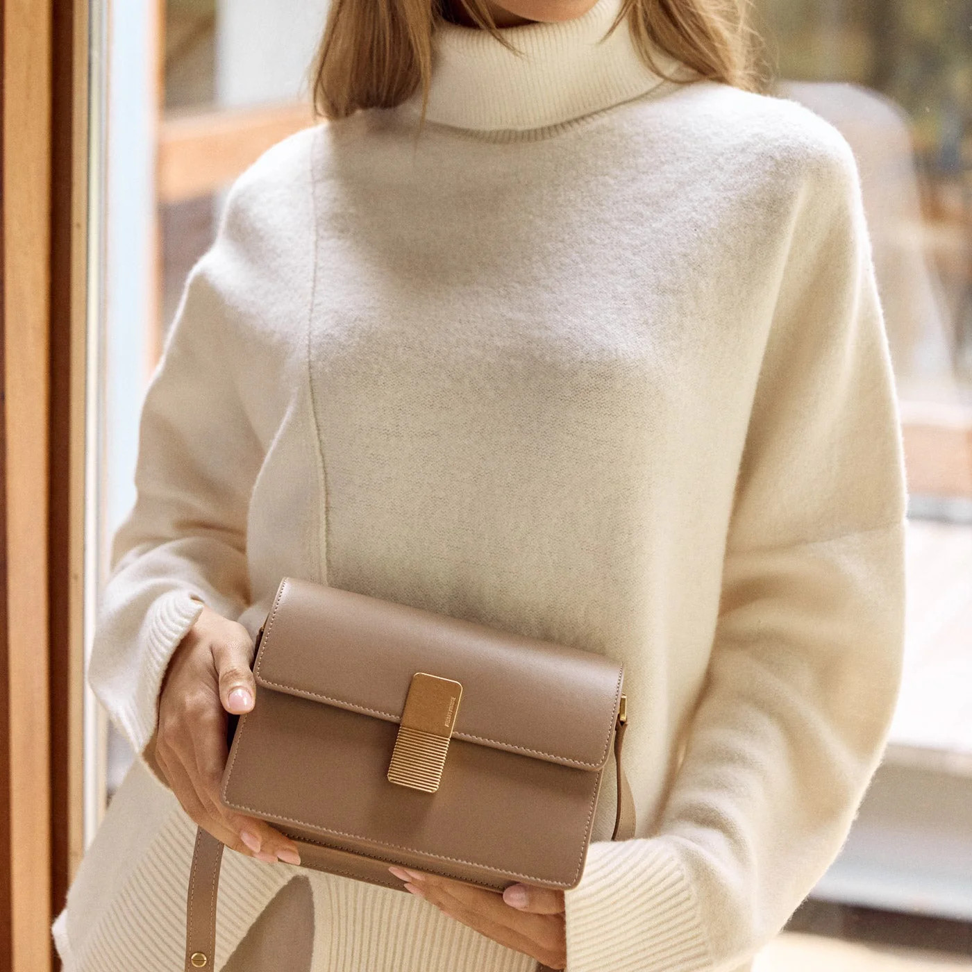 Gabriel Gold Edition - Taupe box Leather | ATELIERS AUGUSTE