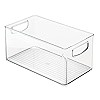 mDesign Plastic Kitchen Organizer - Storage Holder Bin with Handles for Pantry, Cupboard, Cabinet... | Amazon (US)