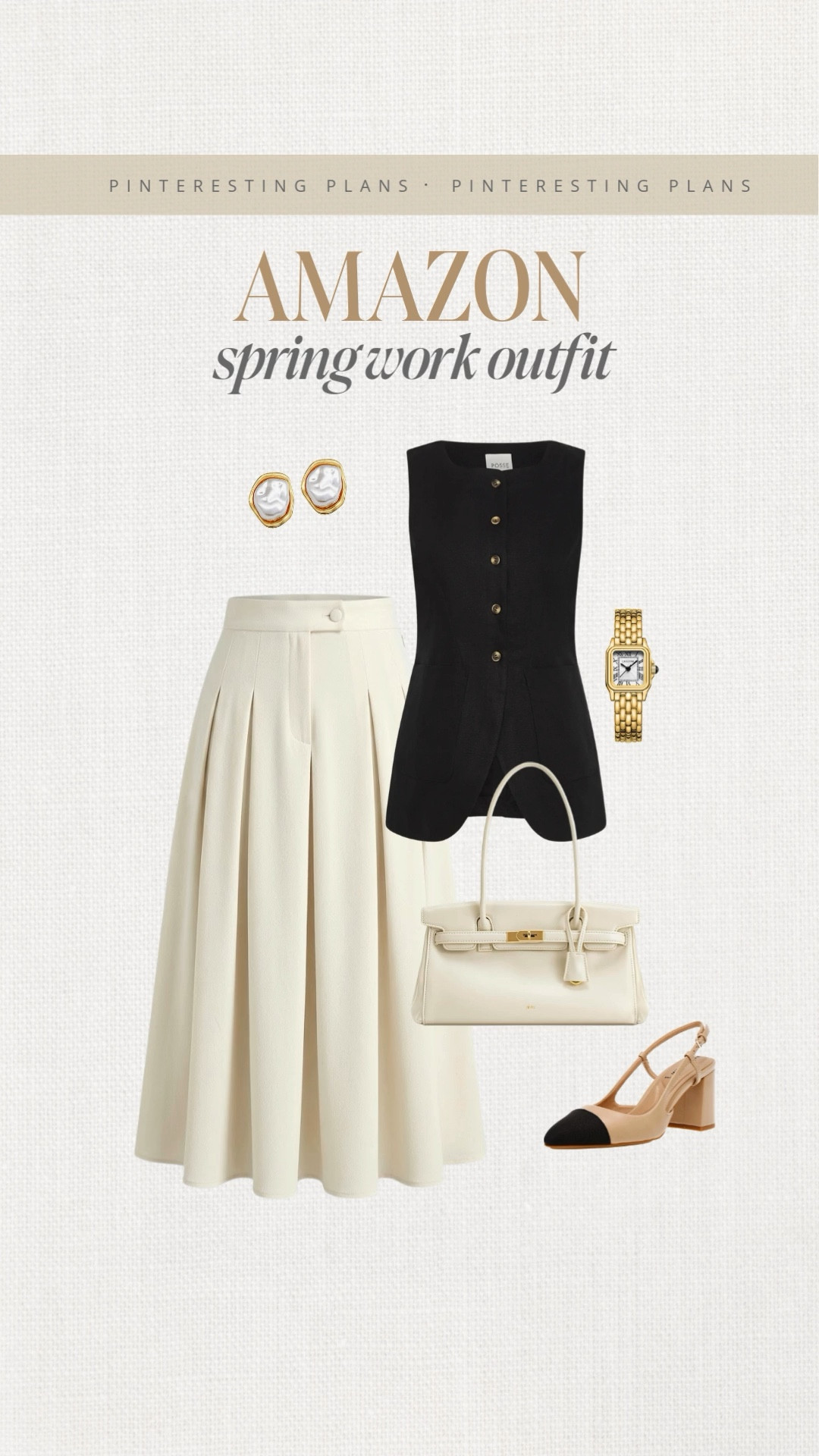 Amazon spring outfit, skirt option  🙌🏻🙌🏻

￼

#LTKworkwear #LTKstyletip #LTKSeasonal
