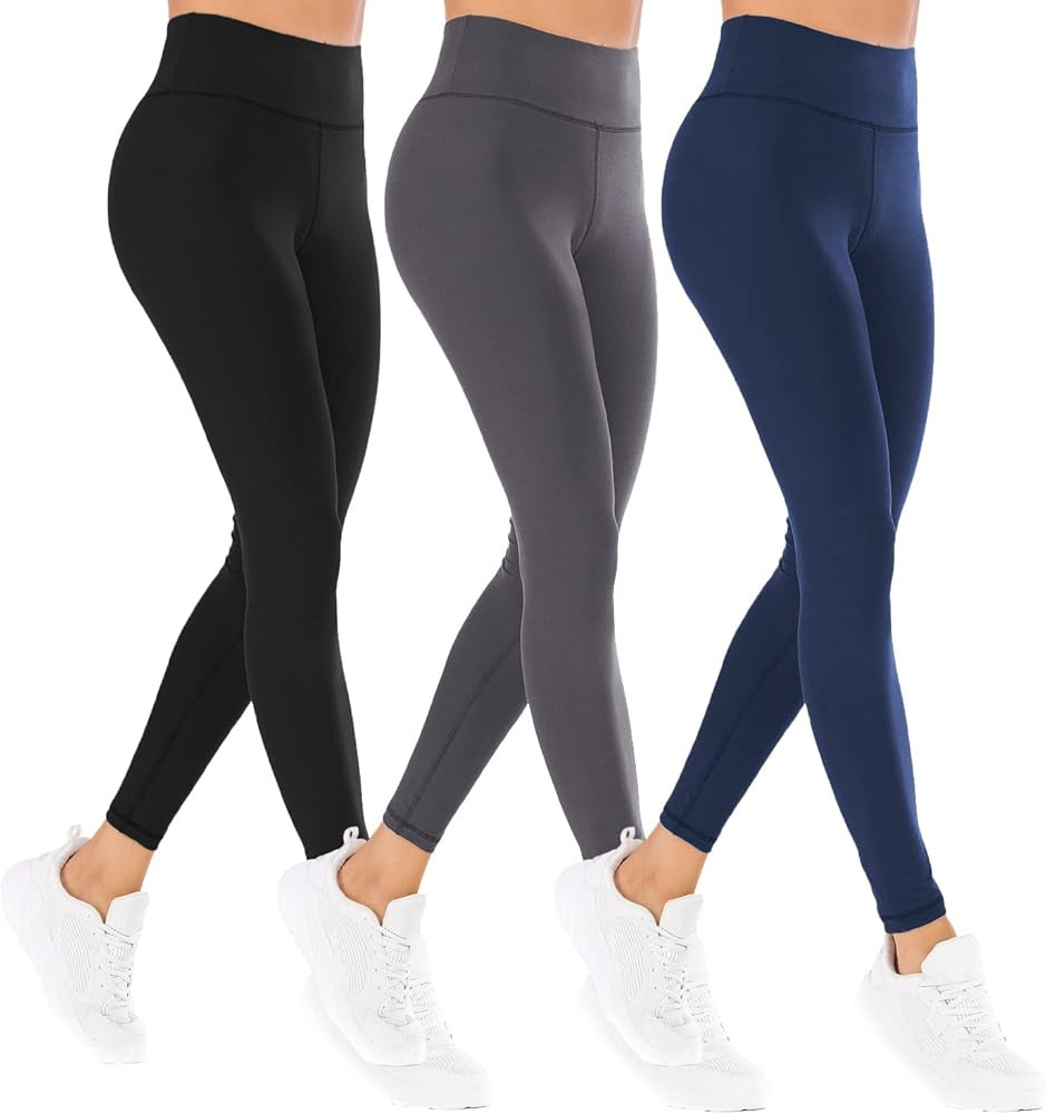 NORMOV High Waisted Leggings for Women, Workout Soft Tummy Control Yoga Pants | Amazon (US)