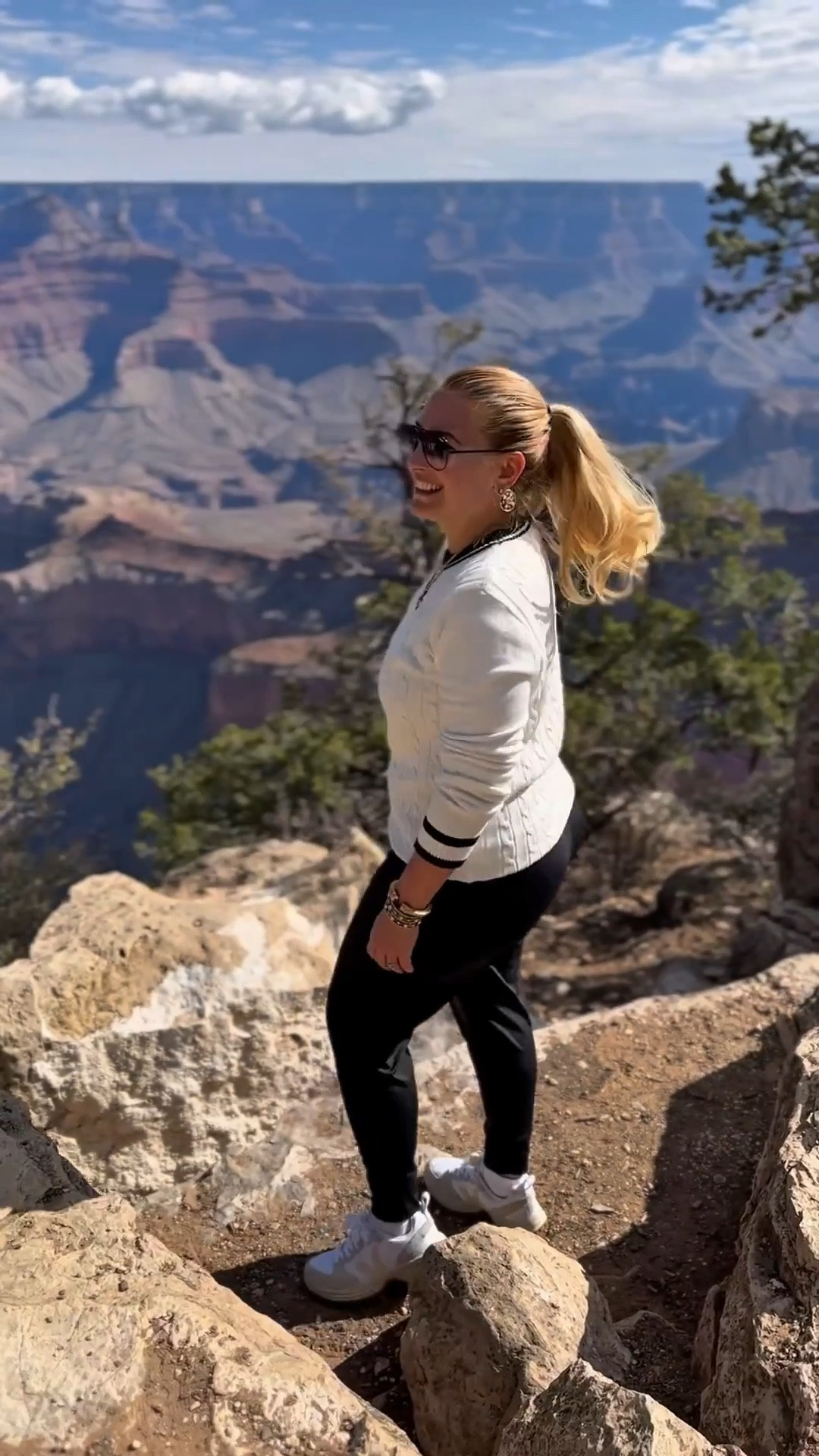 Affordable travel outfit that’s also great for hiking and sightseeing from Amazon.

Wearing a medium sweater and large joggers. 

These joggers are under $35!

It was the perfect outfit while visiting the Grand Canyon!

#LTKSeasonal #LTKOver40 #LTKSaleAlert #LTKU #LTKTravel #LTKgrwm #LTKootd #LTKMidsize #LTKActive #LTKfitnessgoals #LTKvlog