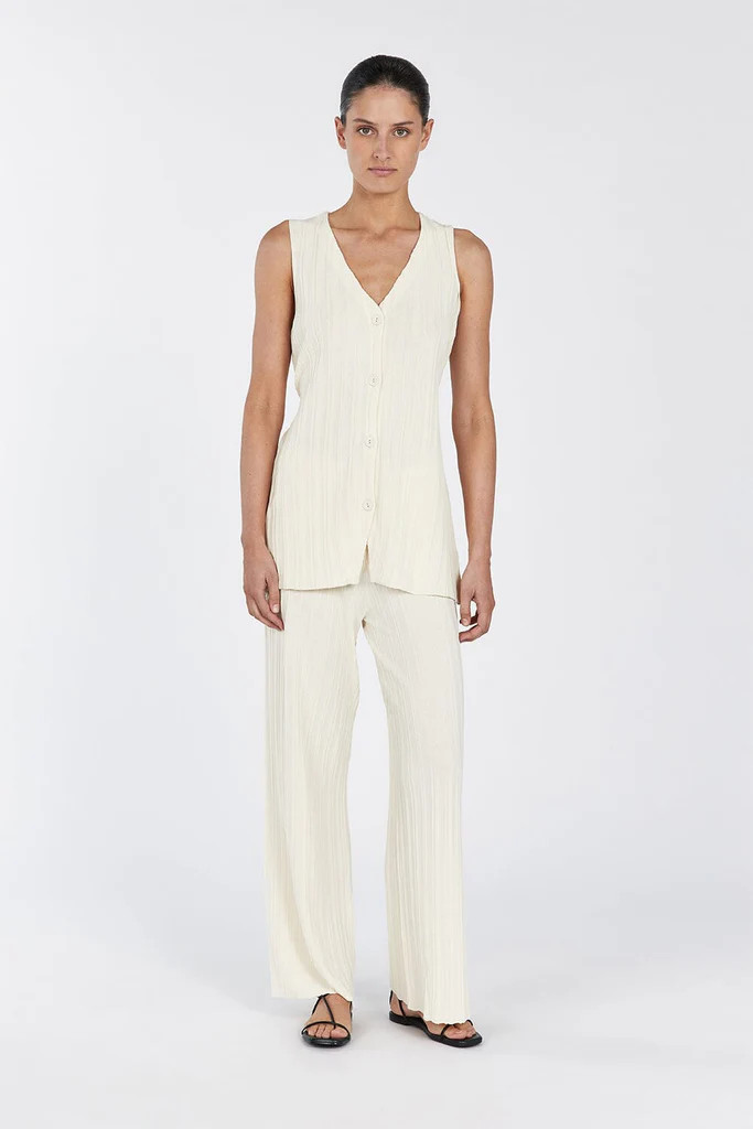 SYLVIA CREAM KNIT PANT | DISSH