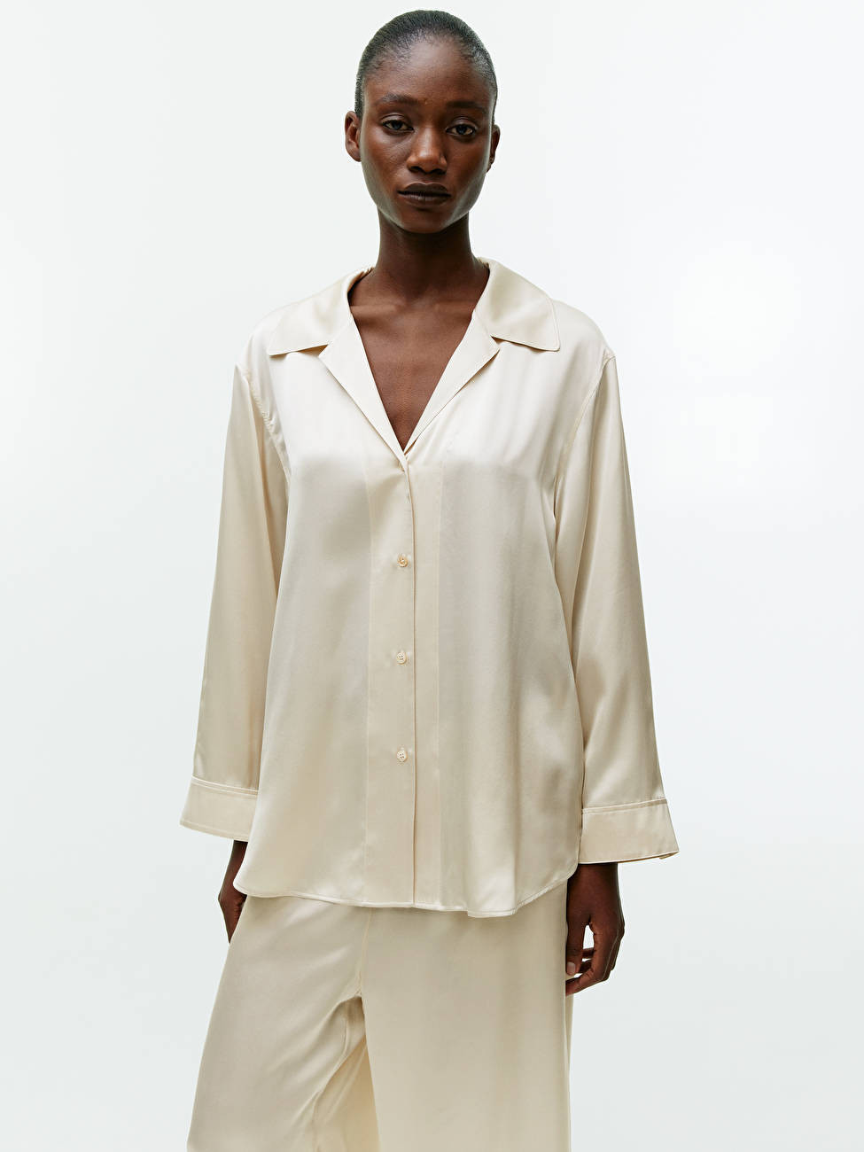 Relaxed Silk Shirt | ARKET (US&UK)