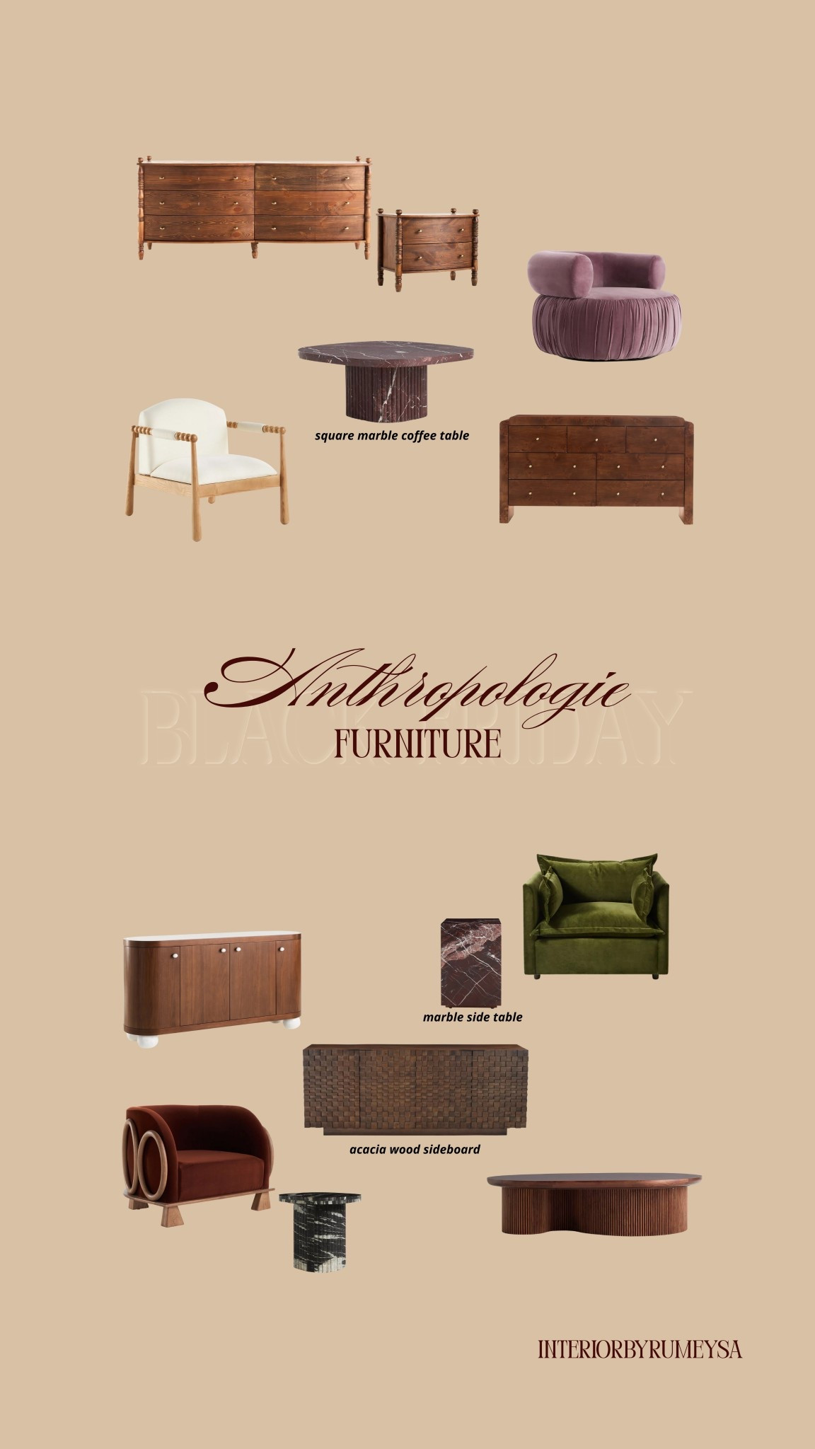 Anthropologie is currently having a 30% off black Friday sale and here are some of my favorite furniture items! 

#LTKCyberWeek #LTKHome #LTKSaleAlert