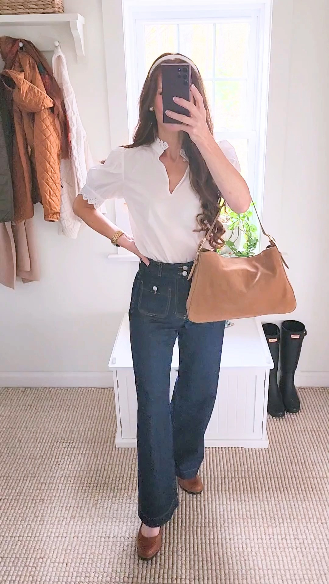 A classic white blouse never fails 🤍 love the feminine details on this one — easy to dress up or keep casual with denim. Inspired by @cmcoving
Linked similar styles.

#ltkstyle #ltkit #ltkfashion #ltkfinds #everydaystyle #effortlessstyle #classicstyle #femininefashion #whiteblouse #denimoutfit #jeansoutfit #casualchic #simpleoutfit #elevatedbasics #timelessstyle #wardrobestaples #over40style #over50style #midlifefashion #outfitinspo #ootd #ltkunder100 

 #LTKdayinmylife #LTKgrwm #LTKootd