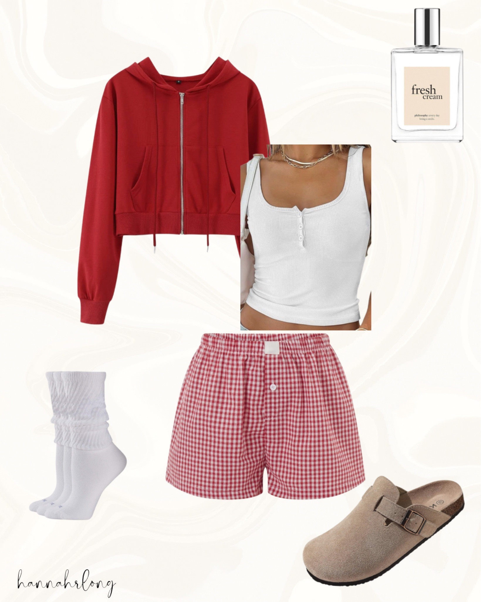 Cozy outfit. Comfy outfit. Pajamas. Amazon style. Holiday style. Red shorts. Monochromatic style  

#LTKGiftGuide #LTKFindsUnder50 #LTKHoliday