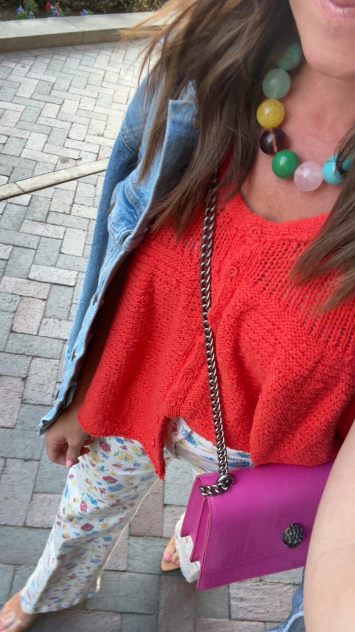 Love a denim jacket layer 👌🏻
XS jacket. 
XS sweater tank
Floral jeans fit tts, 25 regular 

#LTKSeasonal #LTKootd #LTKmomlife