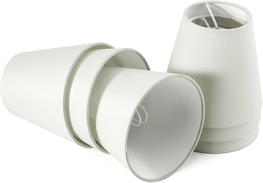 Fuloon Small Lamp Shades Clip on Bulb, Modern European Style Mini Lamp Shades for Chandelier, Fre... | Amazon (US)