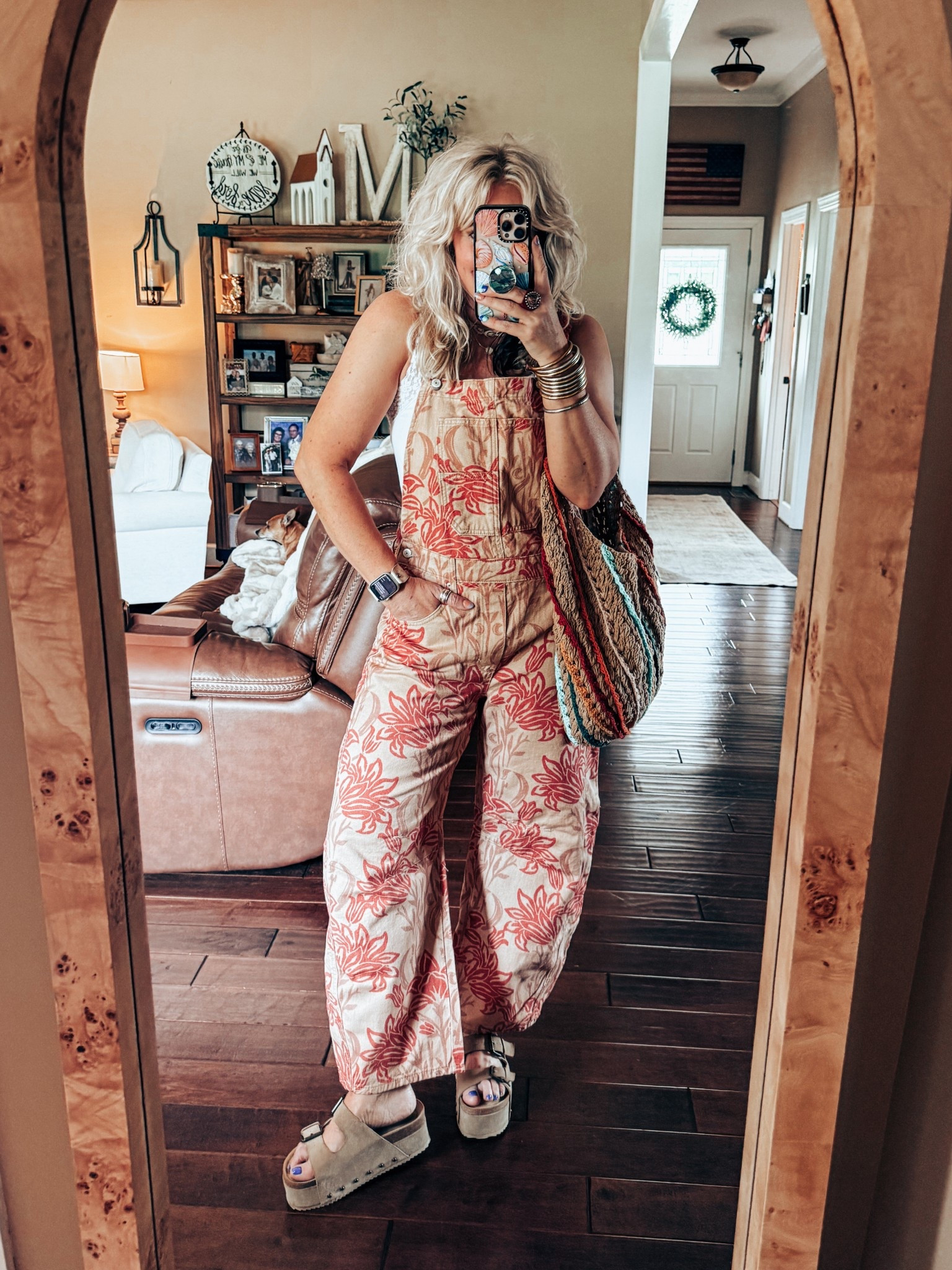 My Friday night fit 
These overalls are so cute! I’m in my true size M  