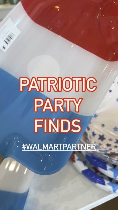 #walmartpartner @walmart #walmartplus patriotic party supplies 

#LTKOver40 #LTKSeasonal #LTKParties
