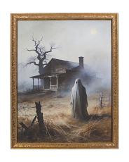 16X20 Farm Ghost Wall Art, Gold | TJ Maxx