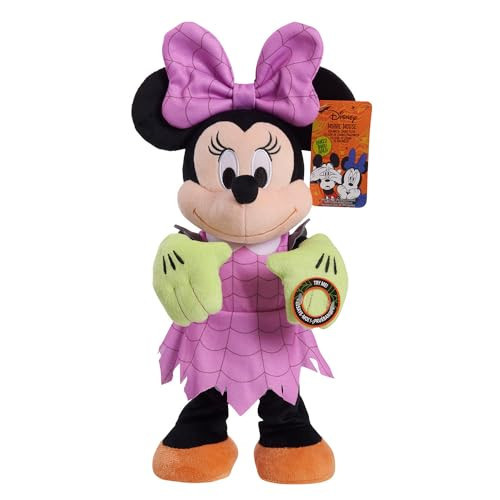Just Play Disney Seasonal Zombie Minnie Mouse Halloween 13.5-inch Feature Plush, Music and Dancing, Kids Toys for Ages 3 Up | Amazon (US)