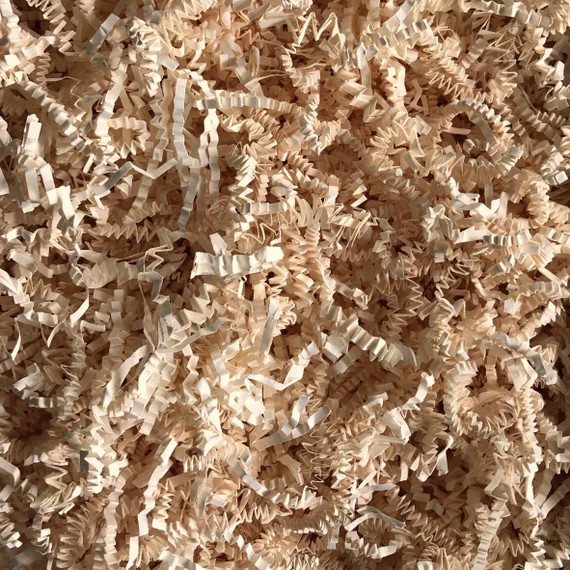 Ivory Crinkle Paper 1 Lb. Shredded Paper for Gift Baskets and - Etsy | Etsy (US)