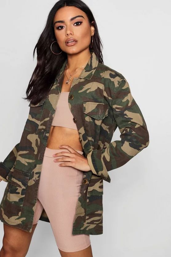 Camo Jacket | Boohoo.com (US & CA)