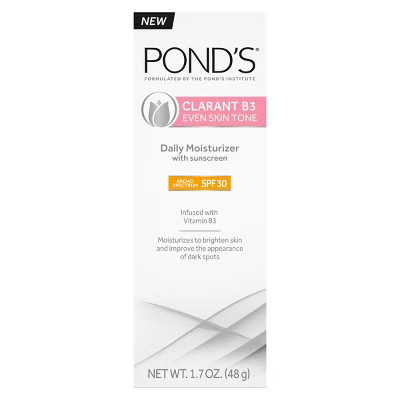 Pond's Clarant B3 Even Skin Tone Daily Facial Moisturizer with SPF 30 Sunscreen 1.7oz | Target