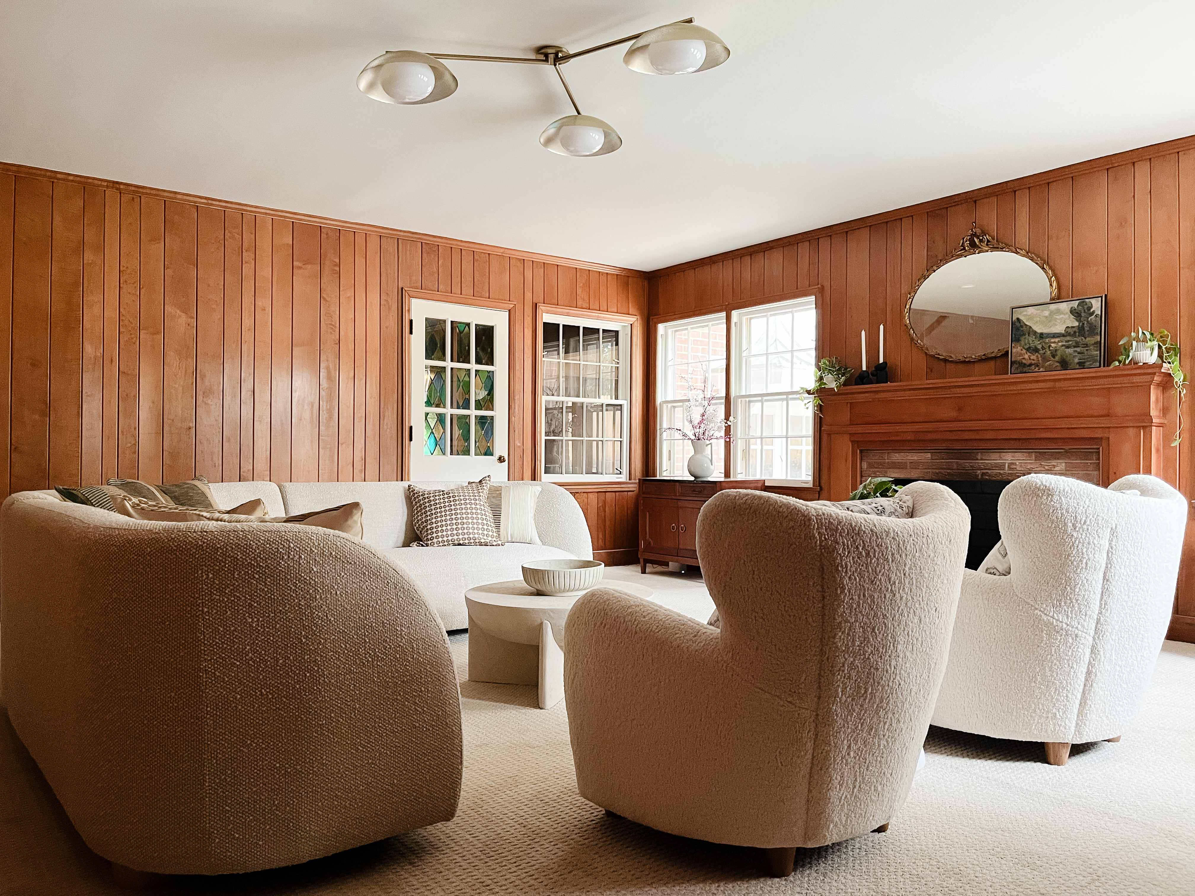 Flowing color, soft curves, and a touch of nostalgia — this living room bridges the home’s spaces with midcentury warmth. Linked pieces to recreate that inviting balance of style and comfort. 

 

#LTKHome