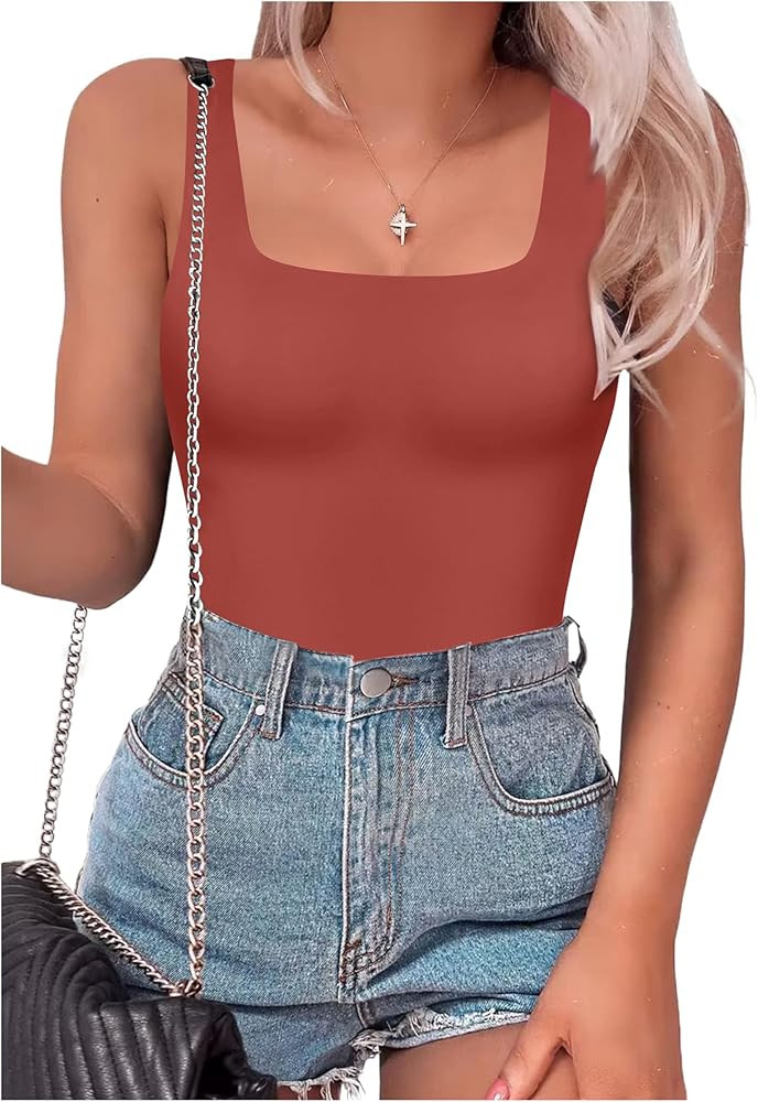 Popilush The Shapewear Bodysuit for Women Thong Body Shaper Comfortable Camisole Tank Tops Body S... | Amazon (US)